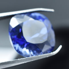 Tanzanite Gemstone 9.10 Carat Square Cushion Cut Certified Natural Loose Blue Tanzanite Gemstone Best For Ethical Sourcing Tanzanite Gem