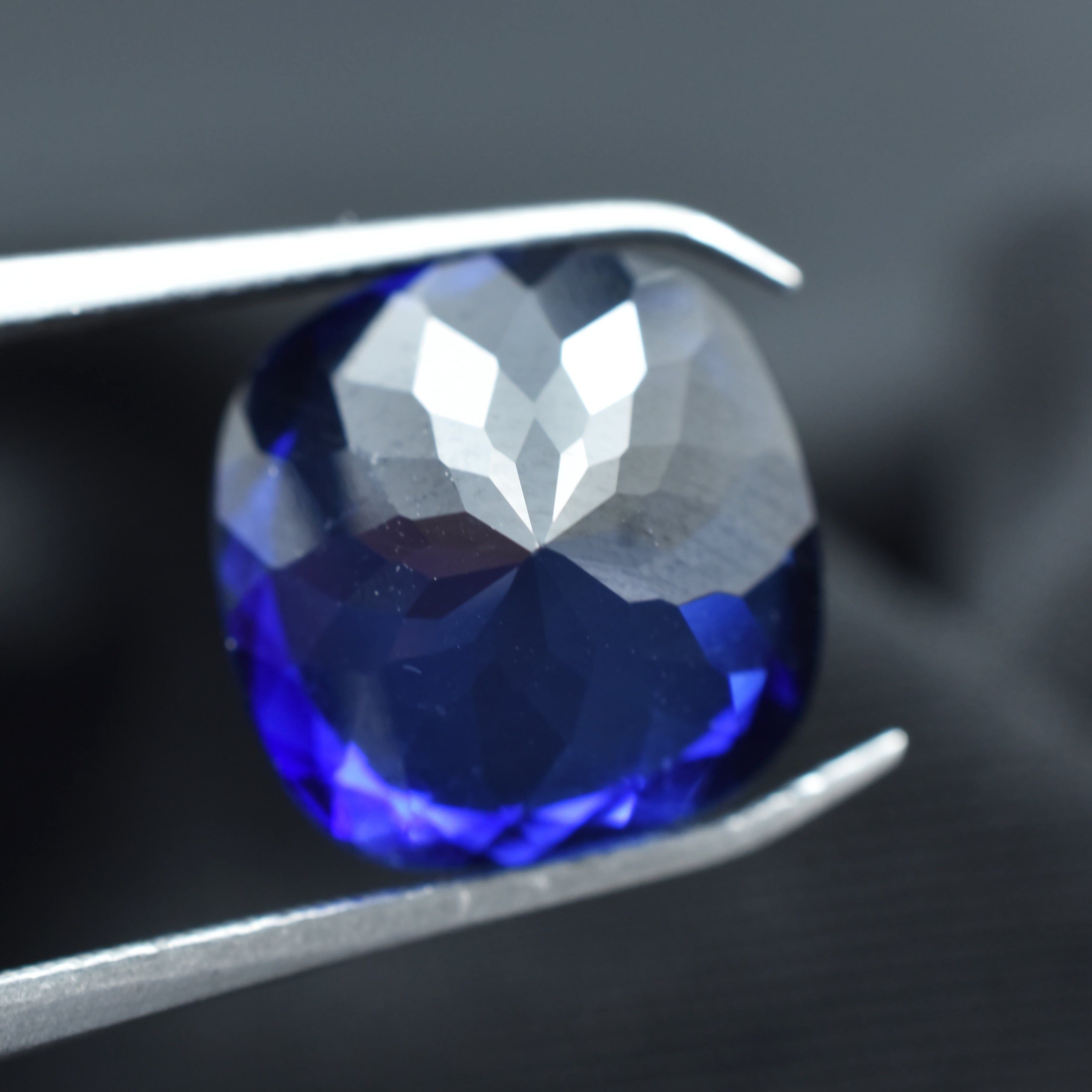 Tanzanite Gemstone 9.10 Carat Square Cushion Cut Certified Natural Loose Blue Tanzanite Gemstone Best For Ethical Sourcing Tanzanite Gem