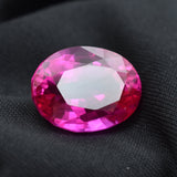 Certified Precious Rare Pink Ruby Flawless Loose Pink Ruby Gemstone Natural Pink Ruby Top Quality Pink Ruby Oval Shape 18.65 Ct Ruby