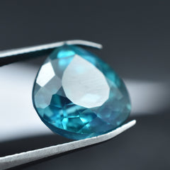 8.35 Carat Pear Shape Stunning Teal Blue Sapphire Certified Natural Loose Gemstone Beautiful Sapphire From Sri-Lanka