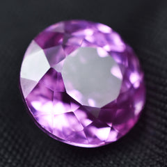 Flawless Sapphire Gem 6.05 Carat Round Shape Ceylon Sapphire Natural Certified Loose Gemstone