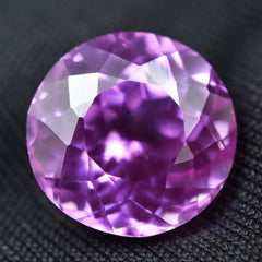 Flawless Sapphire Gem 6.05 Carat Round Shape Ceylon Sapphire Natural Certified Loose Gemstone