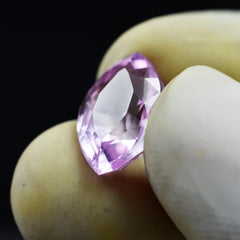 Certified Pink Sapphire 7.25 Carat Natural Light Pink Sapphire Marquise Shape Gemstone Loose Ring Size Stone