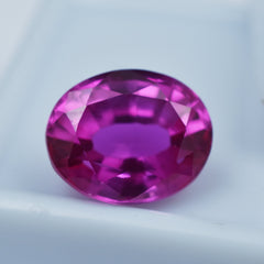 Glistening Pink Sapphire Oval Cut 5.85 Carat Certified Loose Natural Gemstone Sri-Lanka Sapphire Gem