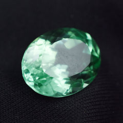 Light Bluish Green Sapphire From Sri-Lanka 9.55 Carat Oval Shape Sapphire Natural Loose Certified Gemstone