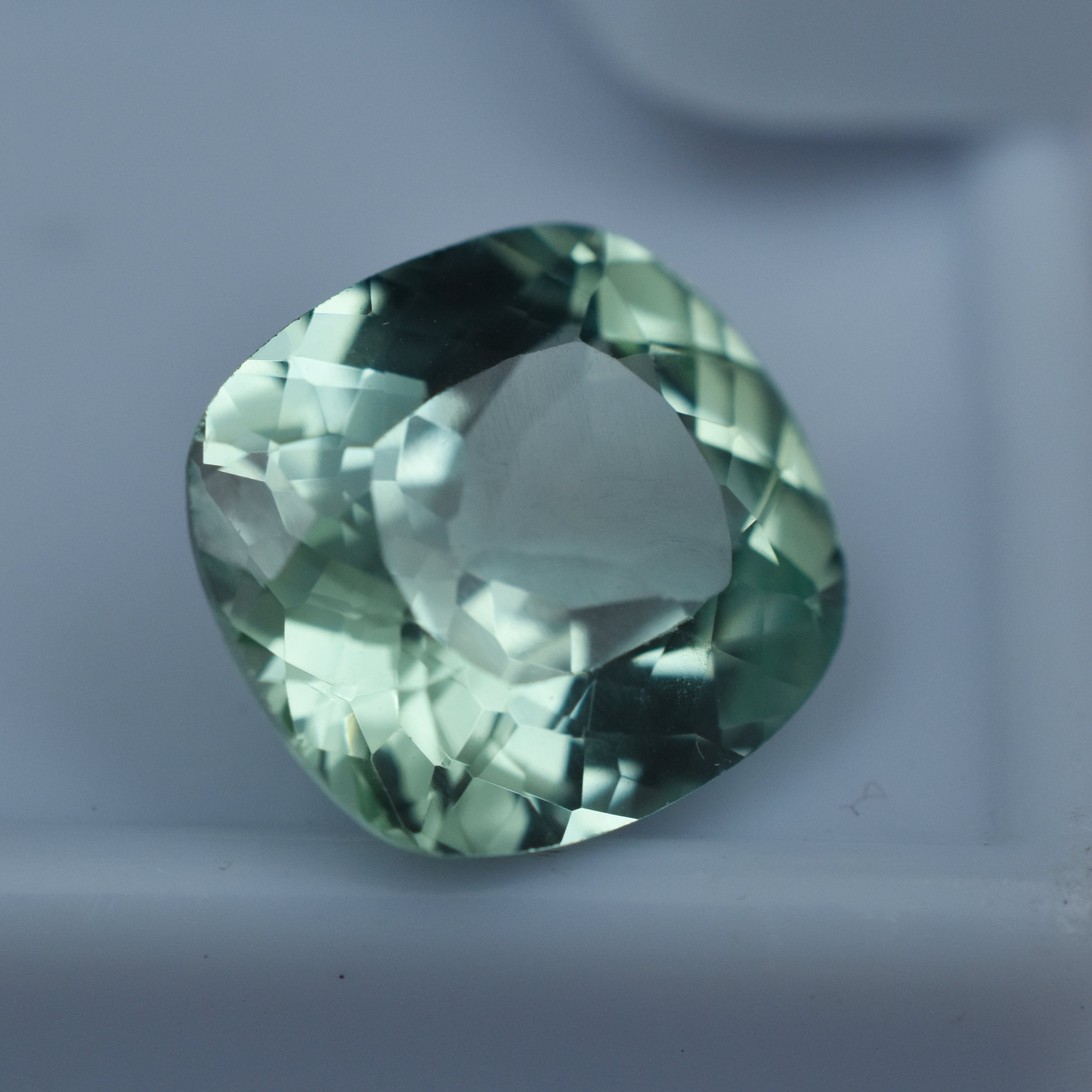 Bluish Green Sapphire 6.80 Carat Certified Cushion Shape Montana Sapphire Natural Loose Gemstone Bluish Green Royal Gemstone