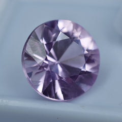 Glistening 9.40 Carat Round Cut Certified Sapphire Pink Natural Loose Sapphire Gemstone Brilliant Cut Sapphire Gem