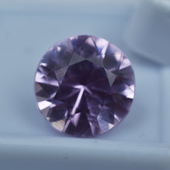 Glistening 9.40 Carat Round Cut Certified Sapphire Pink Natural Loose Sapphire Gemstone Brilliant Cut Sapphire Gem