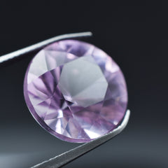 Glistening 9.40 Carat Round Cut Certified Sapphire Pink Natural Loose Sapphire Gemstone Brilliant Cut Sapphire Gem