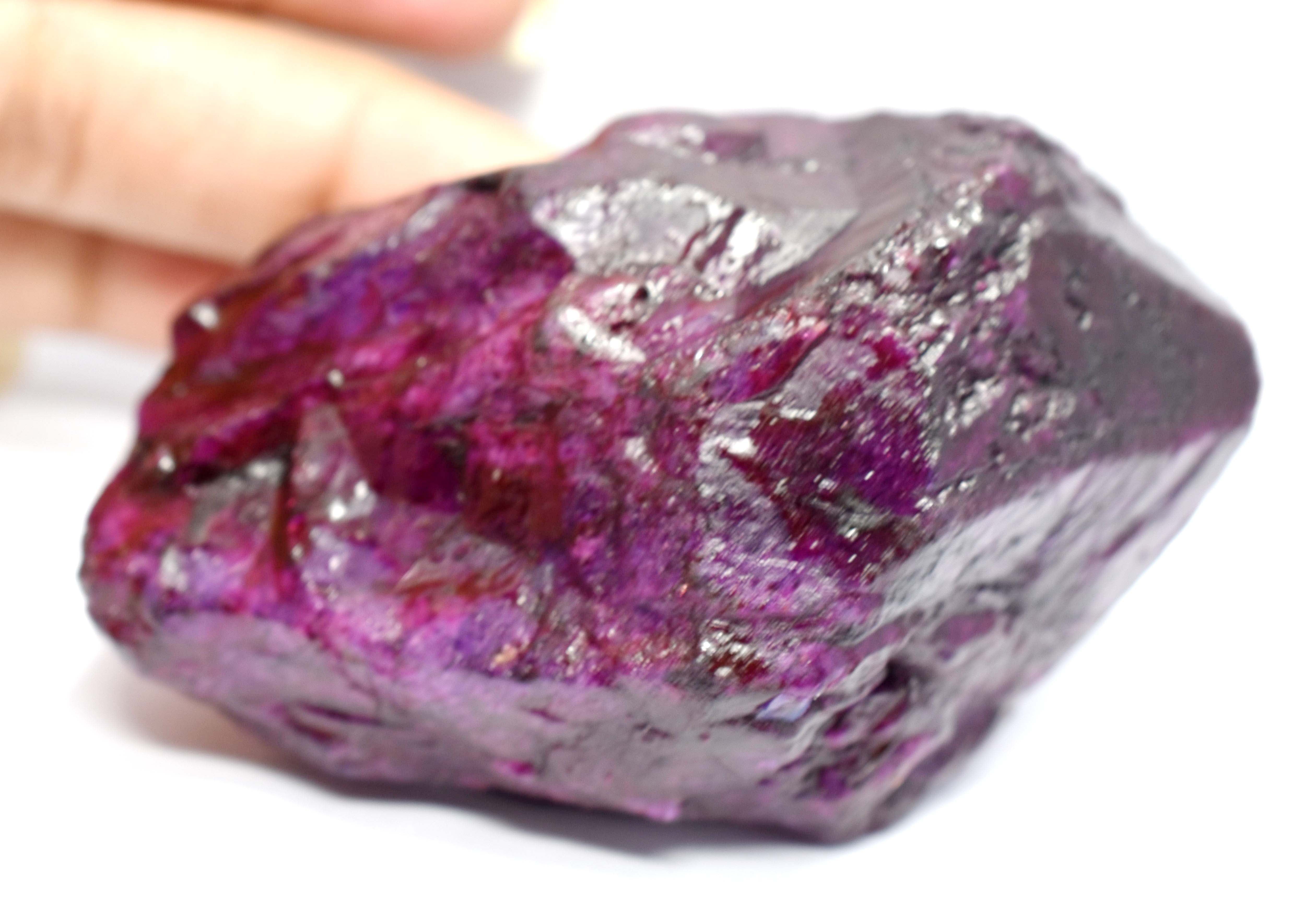 Best For Gift-Exclusive Uncut Purple Sapphire Rough ! 500 Ct Certified Natural Earth Mined Uncut Sapphire Gemstone Rough From Africa With Excellent Shipping Service