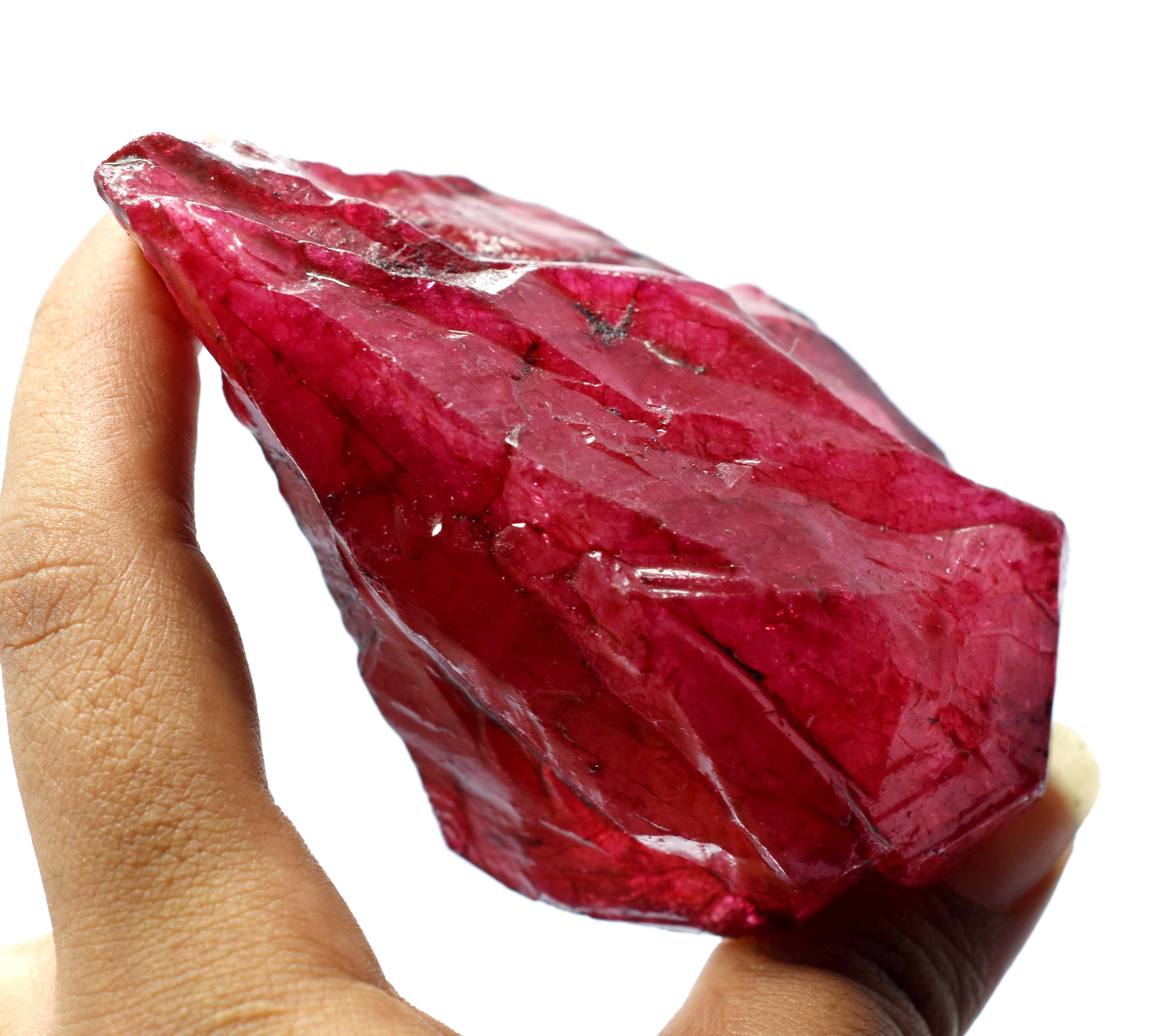 Natural Red Ruby Rough 444 Carat Certified Loose Gemstone Excellent Quality Of Rough With Excellent Shipping Service Best Use For Making Jewelry