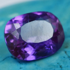 Stunning Tanzanite Gemstone 3.25 Carat Natural Cushion Cut Purple Tanzanite Certified Loose Gemstone Jewelry Making Tanzanite Stone