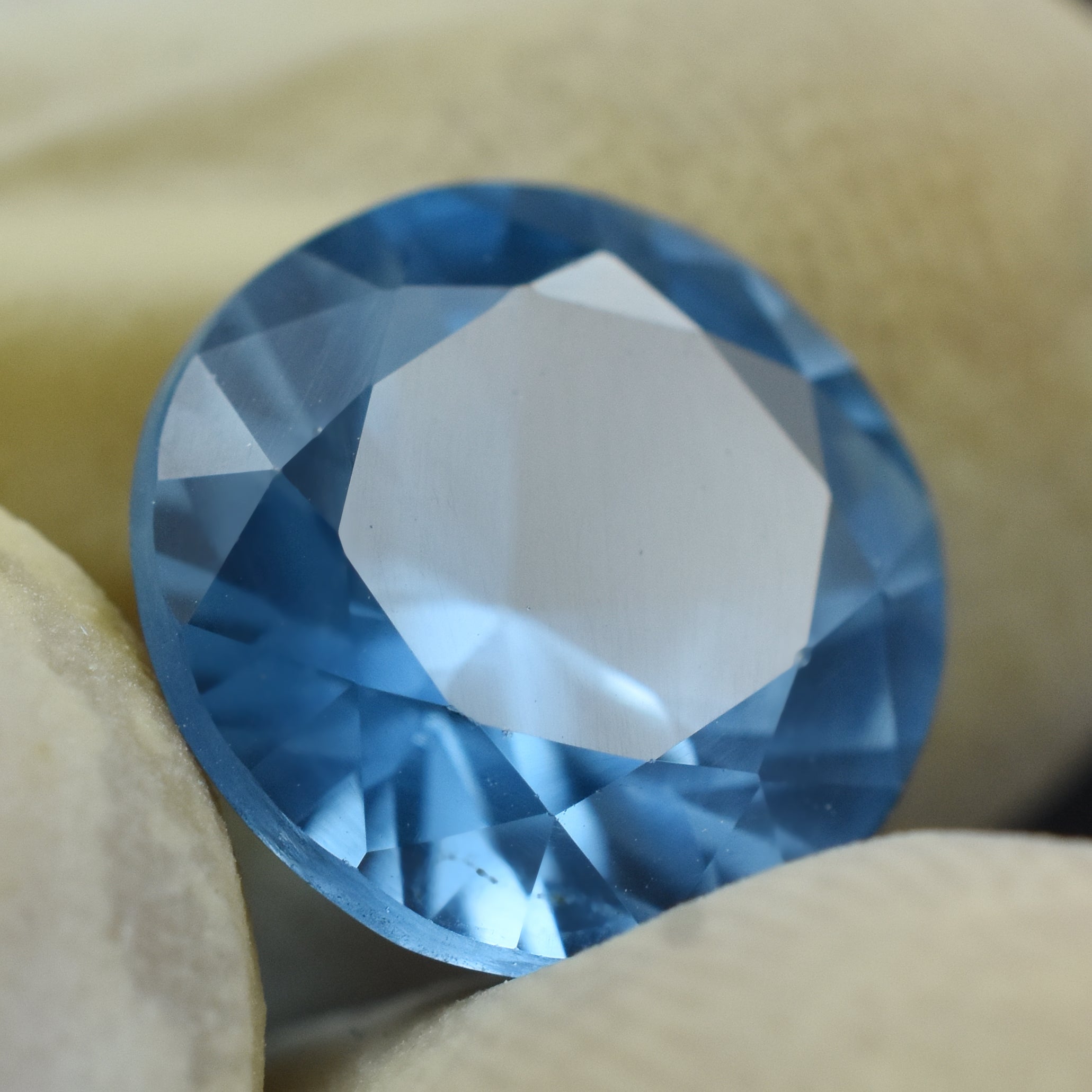 Ring Making Loose Natural Certified Round Shape Blue Sapphire 8.95 Carat Loose Sapphire Gemstone Free Delivery Free Gift