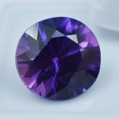 Purple Tanzanite 10.25 Carat Round Shape Natural Certified Loose Gemstone Tanzania Best Gemstone