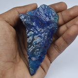 Best Price Rare Blue Sapphire Raw 222-300 Ct Natural Certified From Sri Lanka 56x32x19mm Uncut Chunk Natural Raw Healing Earth-Mined Best Offer