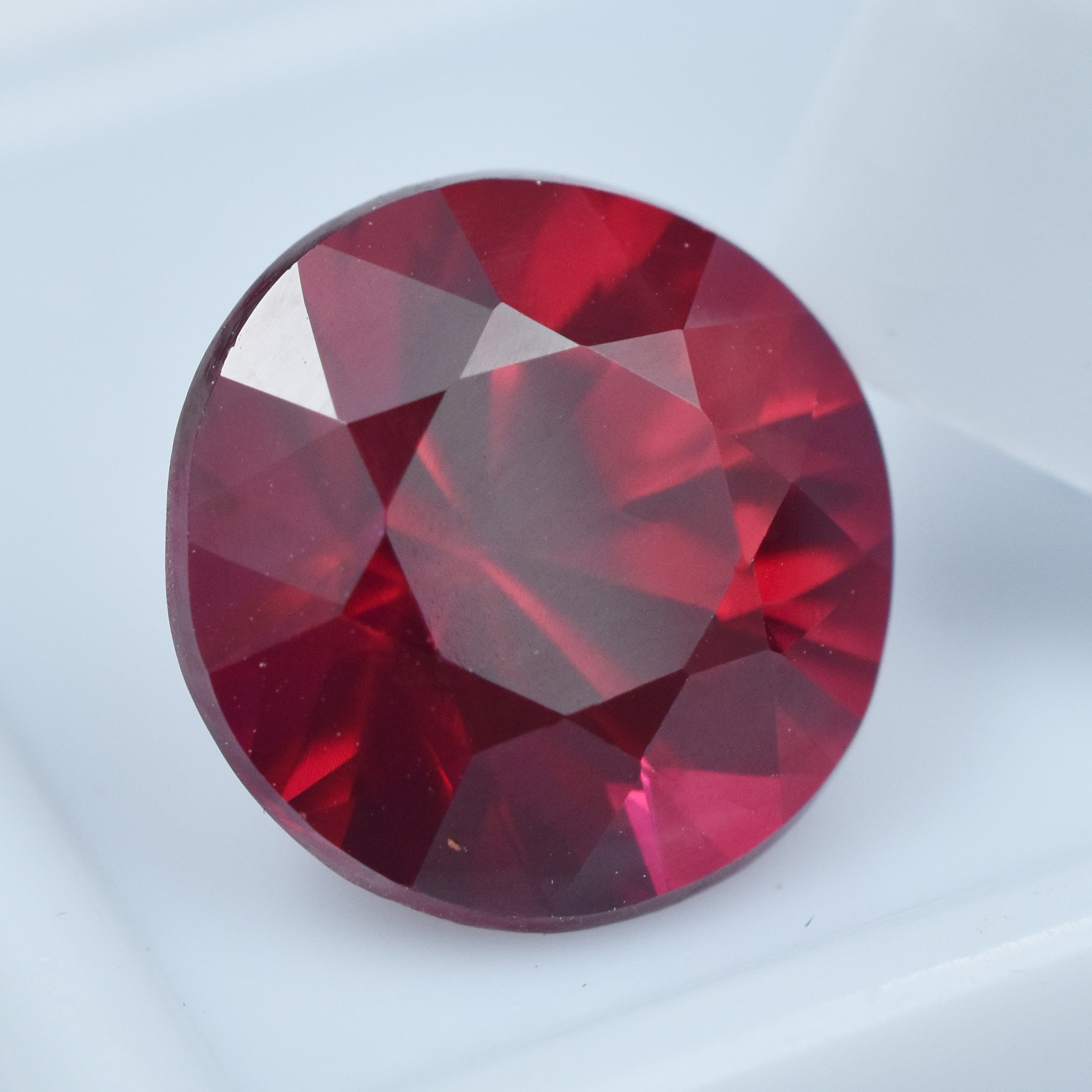 Burmese Ruby Red 8.45 Carat Certified Red Ruby Round Shape Natural Loose Gemstone Best For Engagement Rings