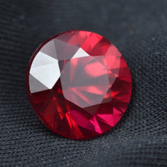 Burmese Ruby Red 8.45 Carat Certified Red Ruby Round Shape Natural Loose Gemstone Best For Engagement Rings