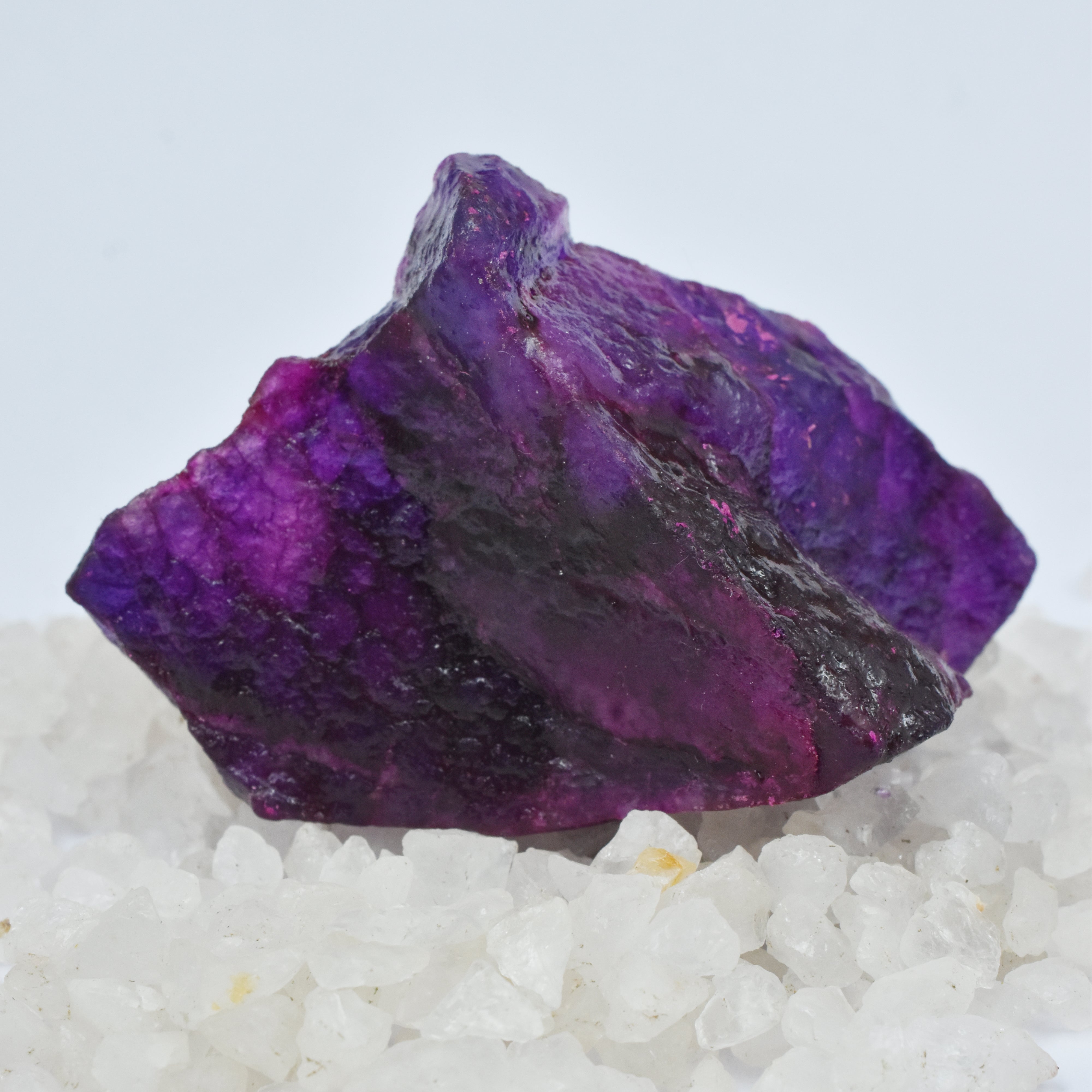 Purple Sapphire 900-1000 Carat Certified Natural Purple Sapphire Gemstone Rough 56mmx36mmx29mm Hurry Up Now Season End Sale Sapphire Excellent For Protection Good luck