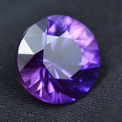 Impressive Purple Gemstone 9.55 Carat Certified Natural Round Cut Purple Tanzanite Loose Gemstone