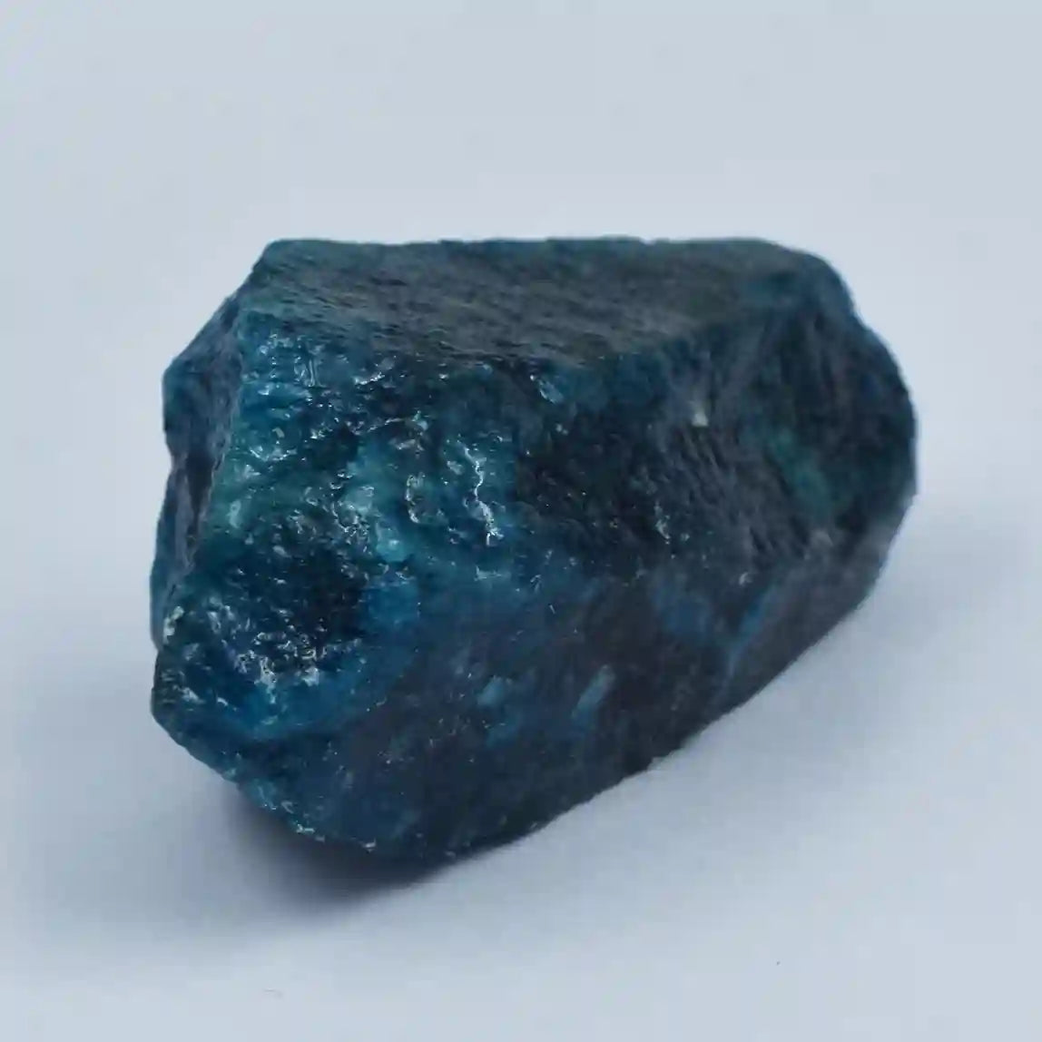 Blue Aquamarine Rough Gemstone raw crystal closeup 1000ct