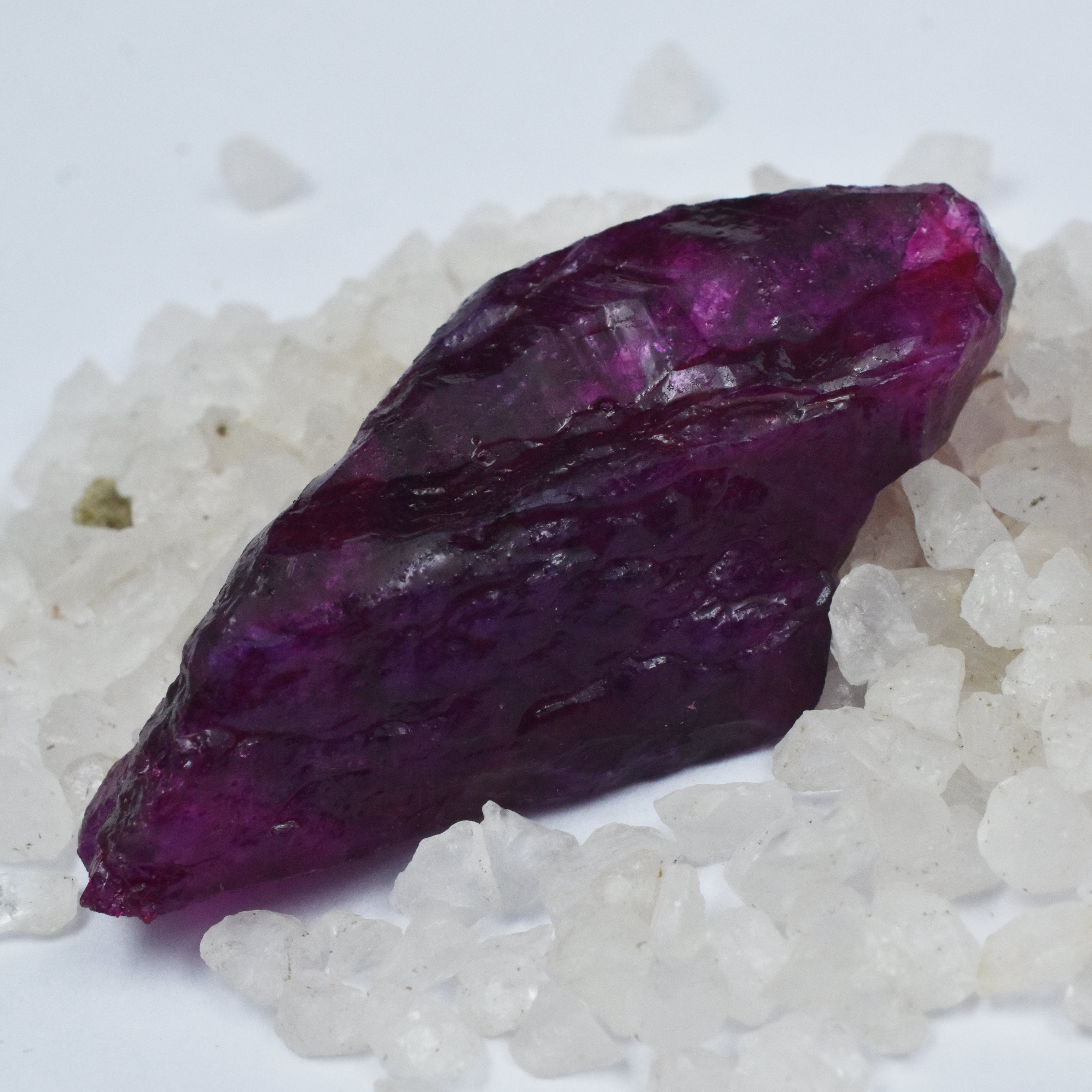 ON SALE !! Natural Purple Sapphire Huge Rough 444 Carat Earth Mined Certified Loose Gemstone Use For Making Jewelry-Free delivery -Gift best price