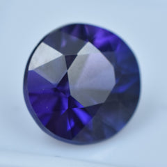 Extremely Rare Purple Tanzanite Gemstone 5.90 Carat Round Shape Natural Loose Gemstone From Tanzania