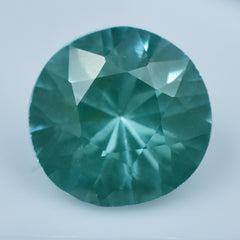 Perfect Sapphire Natural Stone 4.80 Carat Bluish Green Sapphire Round Cut Certified Loose Gemstone