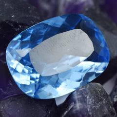 Perfect Sapphire Gemstone Natural Blue Sapphire 10.85 Carat Cushion Cut Certified Loose Gemstone