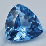 Aesthetic Beauty Has Sapphire 4.80 Carat Blue Color Most Impressive Sapphire Trillion Cut Natural Certified Loose Gemstone