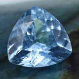 Symbolism & Healing Properties Sapphire Gem Trillion Cut Natural 3.80 Carat Blue Sapphire Certified Loose Gemstone