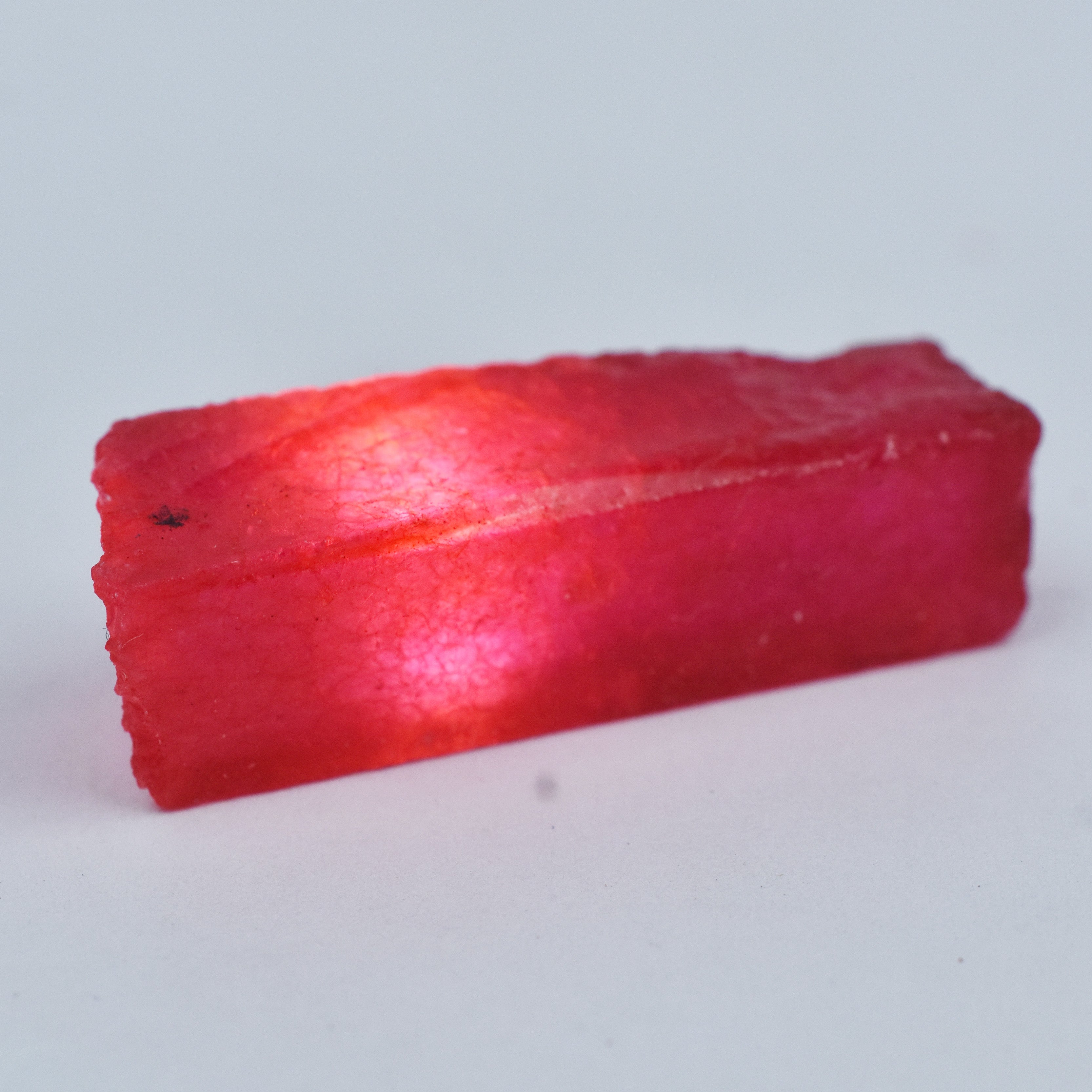 Best Price -- Red Ruby Raw Chunk Stick 70.75 Carat Natural Earth Mined Uncut Shape Certified From Burma Red Ruby Raw Chunk Stick Rough Gemstone Best Offer Ever