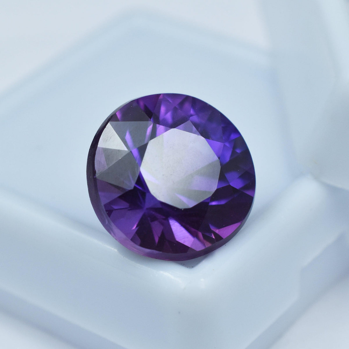 Most Perfect Purple Tanzanite Natural 9.30 Ct Round Cut Certified Loose Tanzanite Gemstone