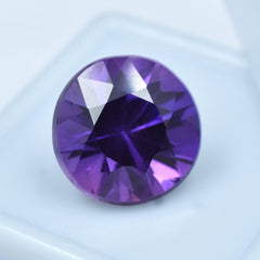 Most Perfect Purple Tanzanite Natural 9.30 Ct Round Cut Certified Loose Tanzanite Gemstone