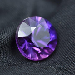 Most Perfect Purple Tanzanite Natural 9.30 Ct Round Cut Certified Loose Tanzanite Gemstone