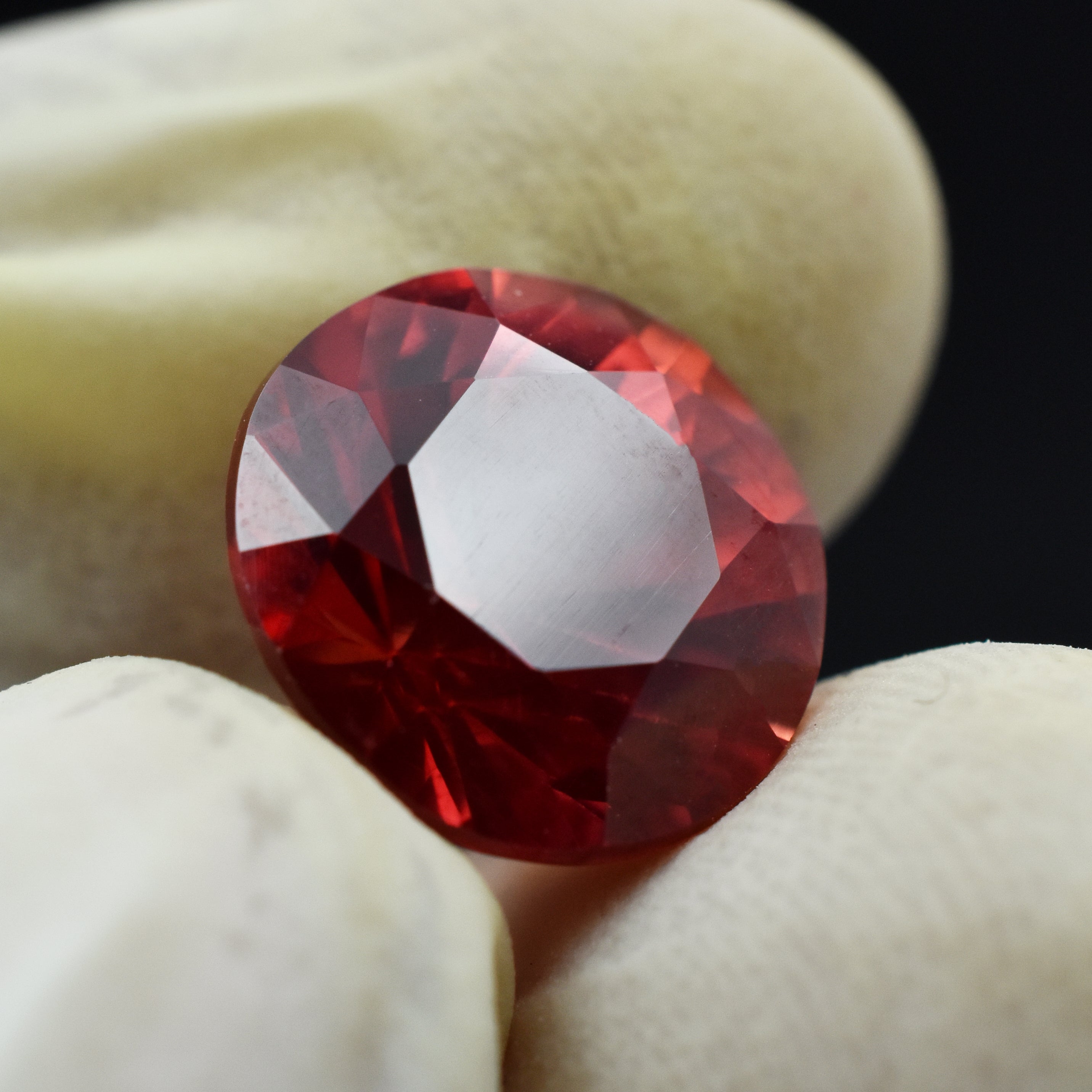 Natural Padparadscha Sapphire 7.99 Carat Beautiful Ring Size Sapphire Certified Loose Gemstone | Free Gift & Free Delivery | Bumper Offer