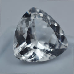 Most Wanted Sapphire Gem 10.70 Carat Certified White Sapphire Trillion Cut Natural Loose Gemstone Sapphire Jewelry