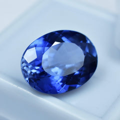 Tanzania Most Demandable 8.50 Carat Oval Shape Blue Tanzanite Certified Natural Loose Gemstone