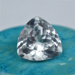 Most Wanted Sapphire Gem 10.70 Carat Certified White Sapphire Trillion Cut Natural Loose Gemstone Sapphire Jewelry