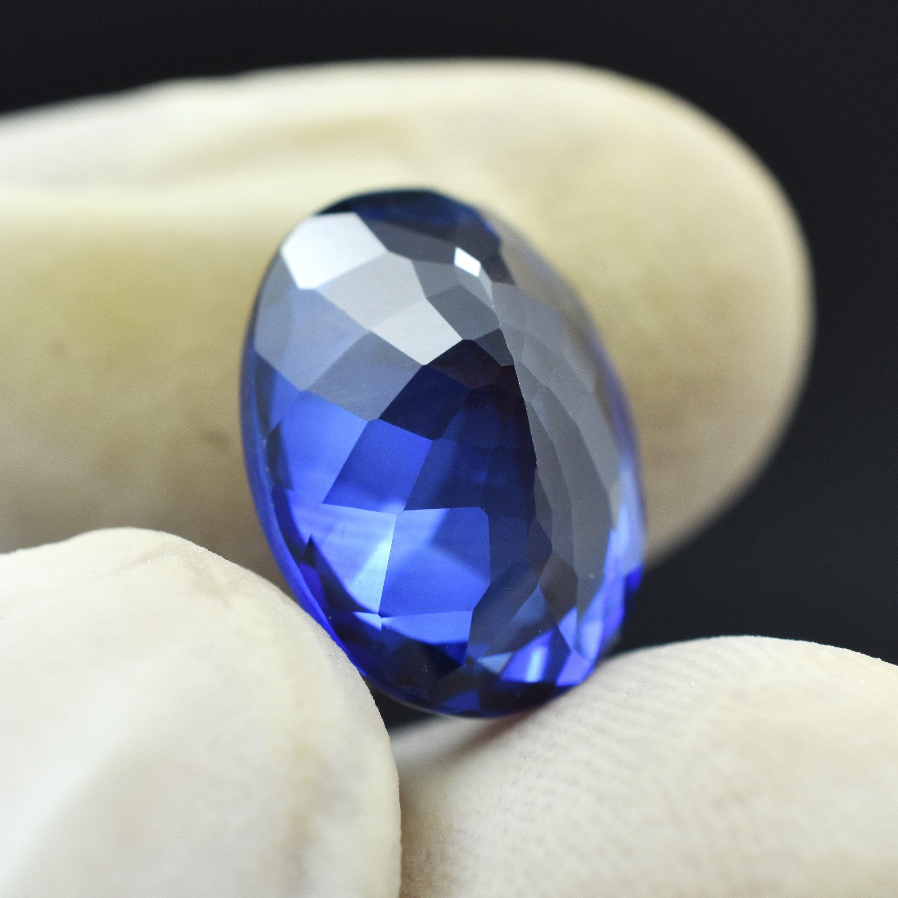 Tanzania Most Demandable 8.50 Carat Oval Shape Blue Tanzanite Certified Natural Loose Gemstone