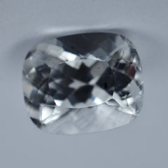 Beautiful Natural White Sapphire 6.20 Cushion Cut Certified Loose Gemstone Best For Engagement Rings