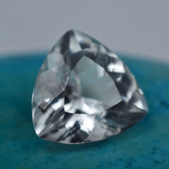 Natural Trillion Cut Sapphire White 5.00 Carat Certified Loose Gemstone Sapphire Has Exceptional Hardness & Versatility