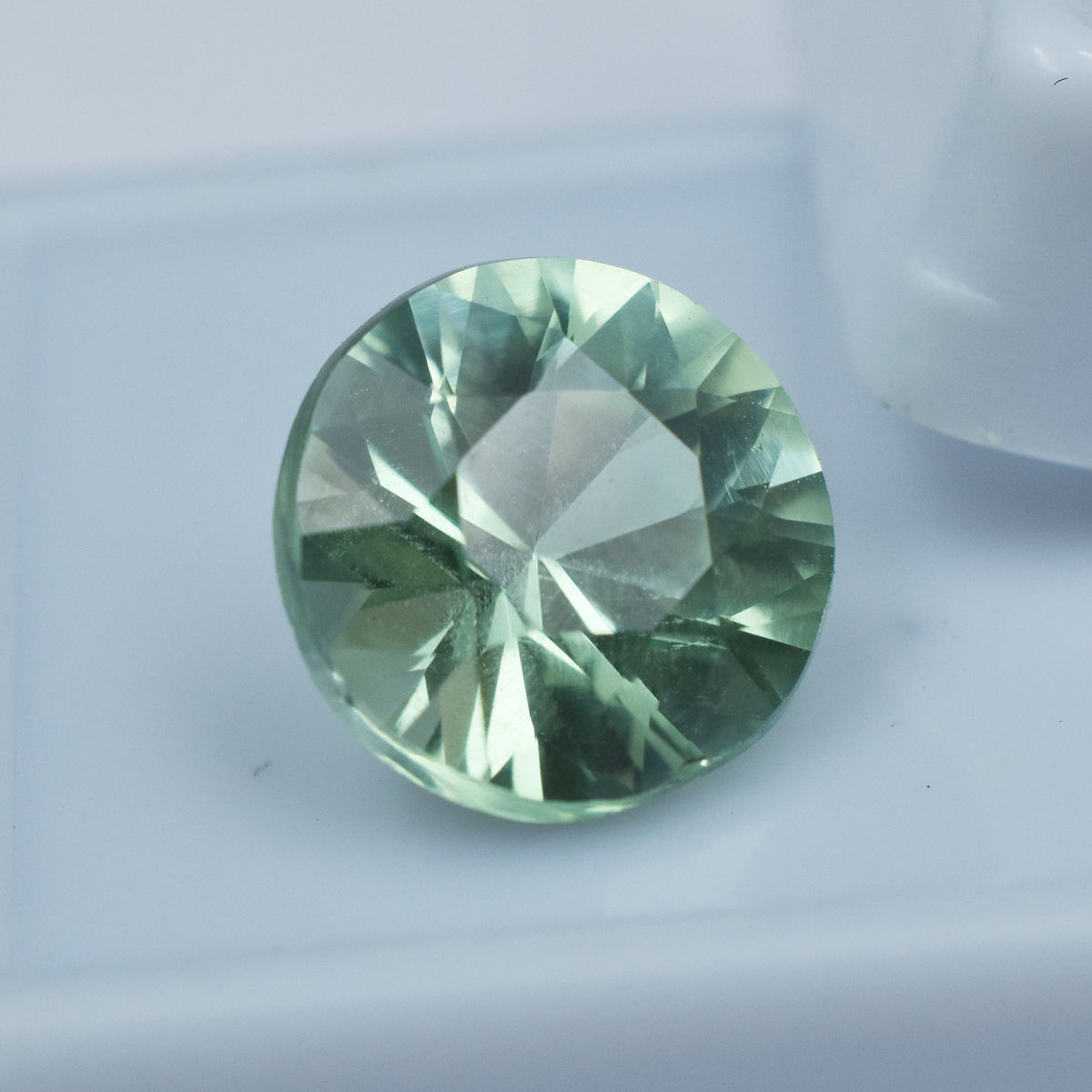 Jewelry Making Gem Sri-Lanka Sapphire Round Cut Bluish Green Sapphire 8.32 Carat Natural Certified Loose Gemstone