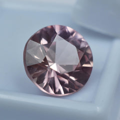 Genuine Sapphire 7.30 Ct Natural Padparadscha Sapphire Round Cut Loose Gemstone Certified Sapphire