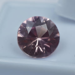 Genuine Sapphire 7.30 Ct Natural Padparadscha Sapphire Round Cut Loose Gemstone Certified Sapphire