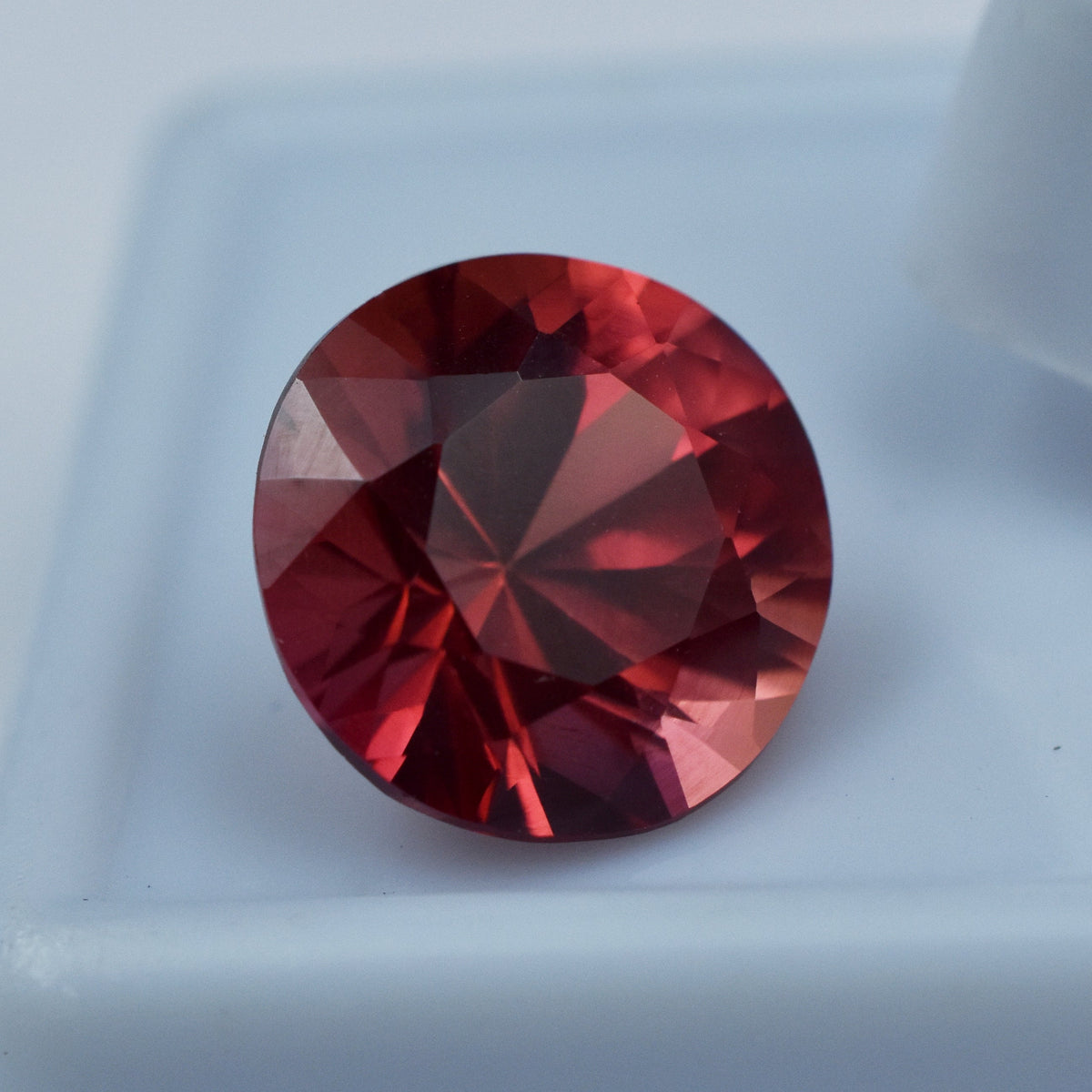 Best Offer On Beautiful Padparadscha Sapphire 6.40 Ct Round Cut Certified Natural Loose Gemstone From Sri-Lanka Sapphire