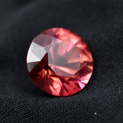 Best Offer On Beautiful Padparadscha Sapphire 6.40 Ct Round Cut Certified Natural Loose Gemstone From Sri-Lanka Sapphire