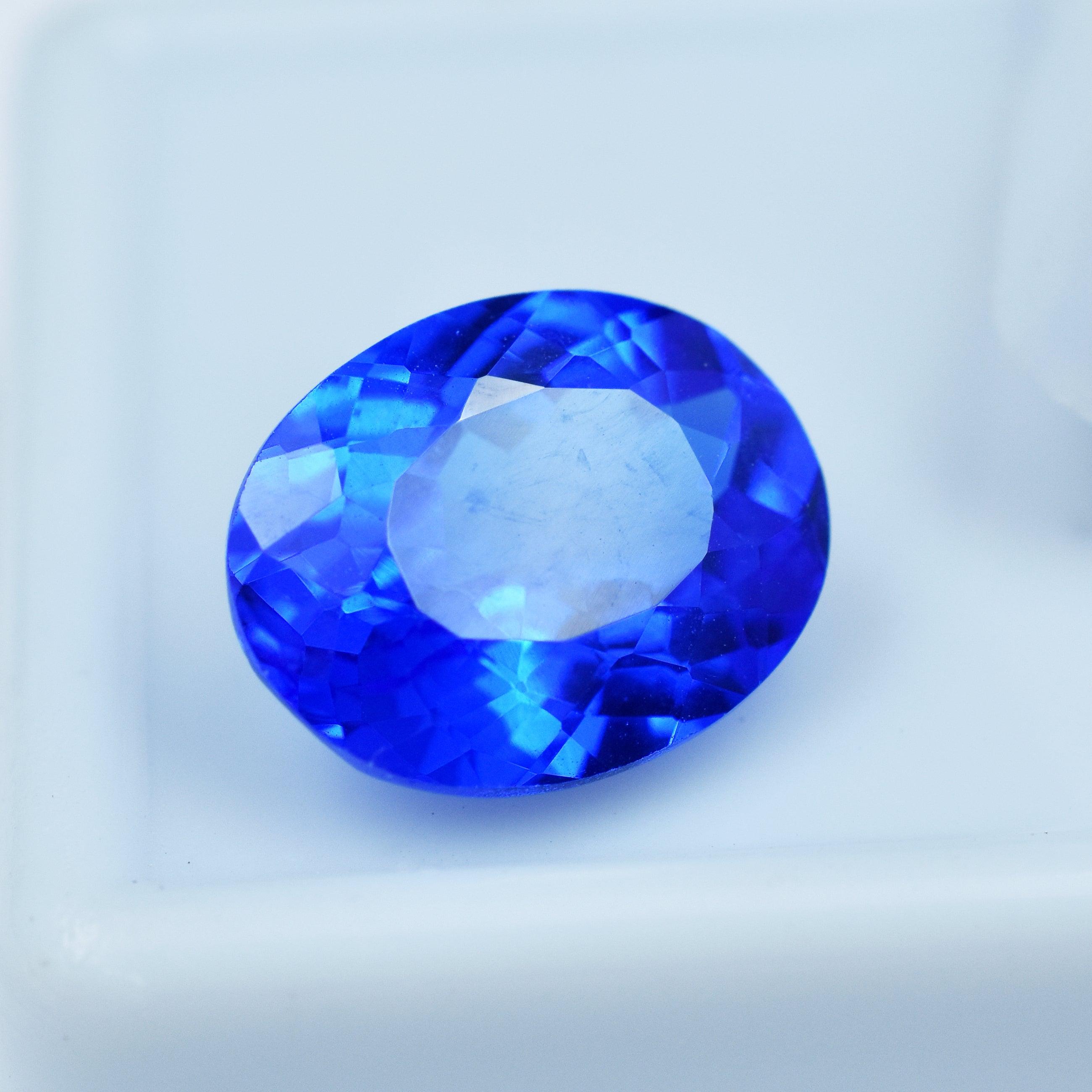 Certified 8.35 Ct Extremely Natural Blue Tanzanite Oval Shape Certified Loose Gemstone Jewelry Making Tanzanite Gem