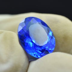 Certified 8.35 Ct Extremely Natural Blue Tanzanite Oval Shape Certified Loose Gemstone Jewelry Making Tanzanite Gem