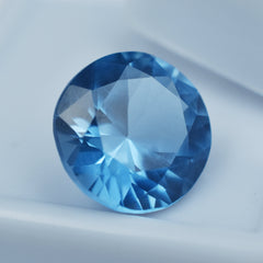 Very Amazing Sapphire Blue 5.70 Carat Round Shape Certified Natural Loose Gemstone Best Gift For Couples