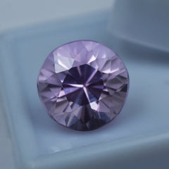 Natural 7.55 Carat Round Cut Sapphire Pink Natural Certified Loose Gemstone Improve Positive Energy